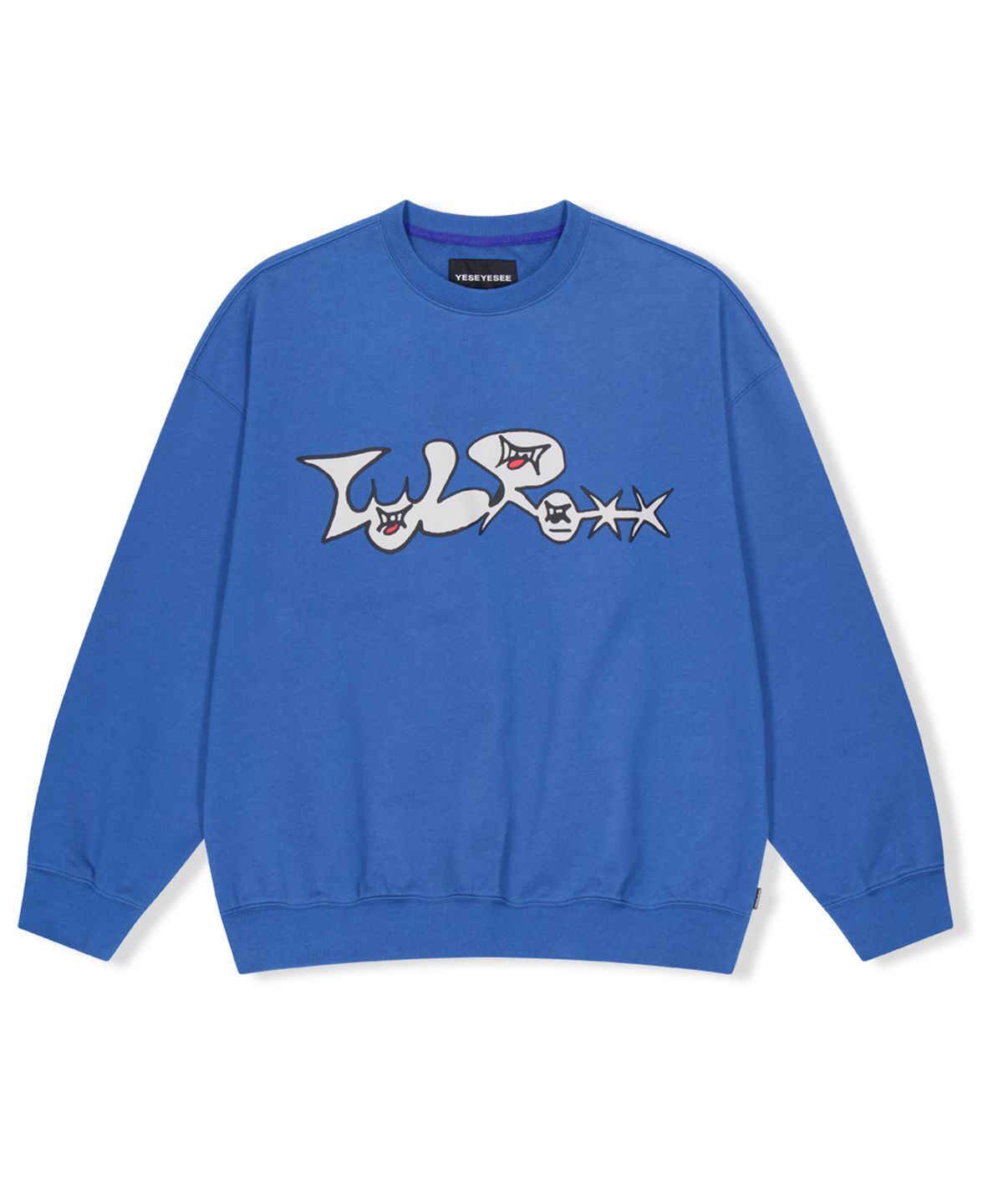 예스아이씨(YESEYESEE) Y.E.S Tulrexx Sweatshirt Blue