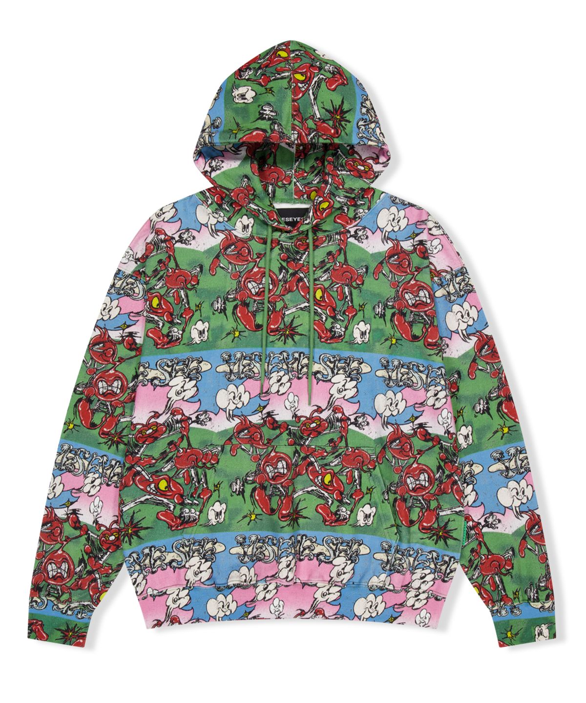 예스아이씨(YESEYESEE) PJW Art Hoodie Green