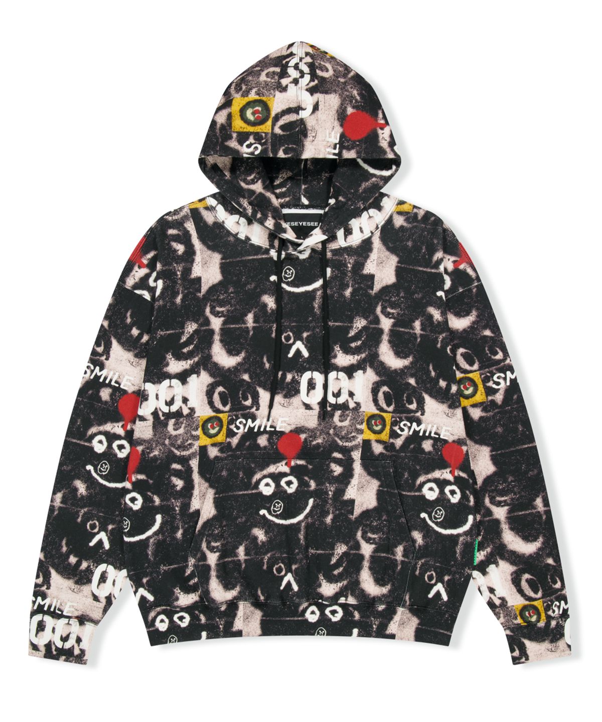 예스아이씨(YESEYESEE) PJW Art Hoodie Black