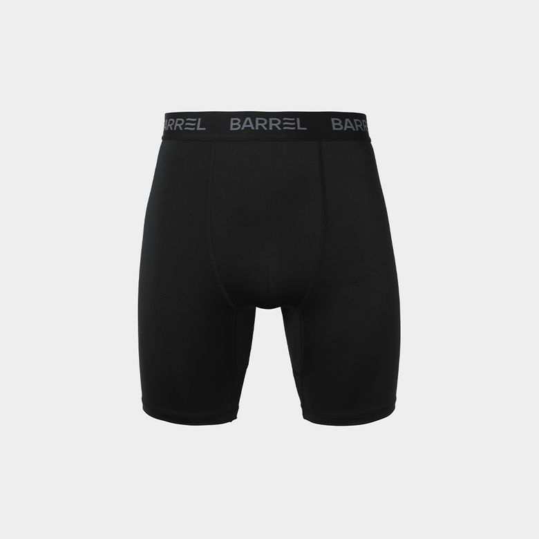 맨 에센셜 4부 워터 레깅스 블랙 (B4SMWLG101BLK)