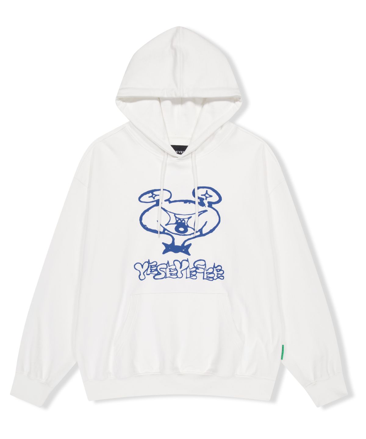 예스아이씨(YESEYESEE) Tulrexx Doodle Hoodie White