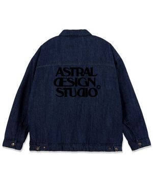 아스트랄 디자인 스튜디오 오버핏 트러커 자켓_데님