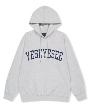 Arch Logo Hoodie Grey