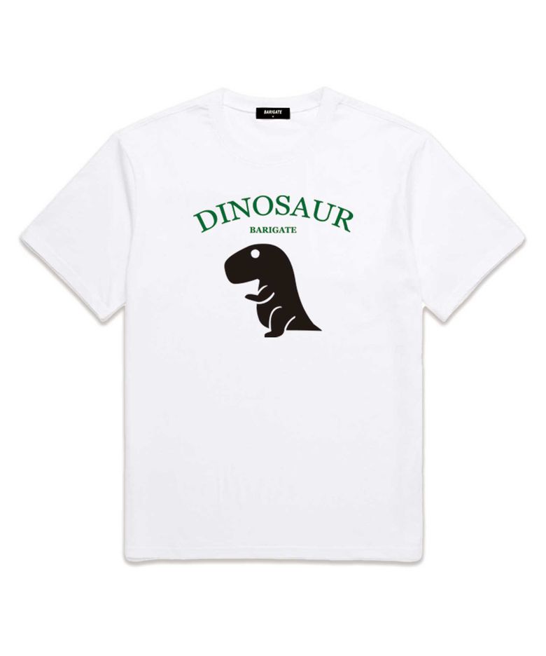 DINOSAUR LOGO 반팔 티셔츠 (BS019) 화이트