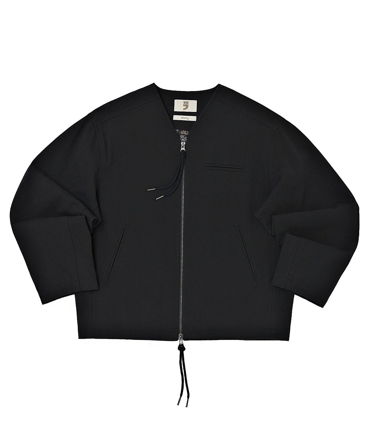 어낫띵(A NOTHING) EARTH COTTON Y ZIP-UP JACKET (Black)