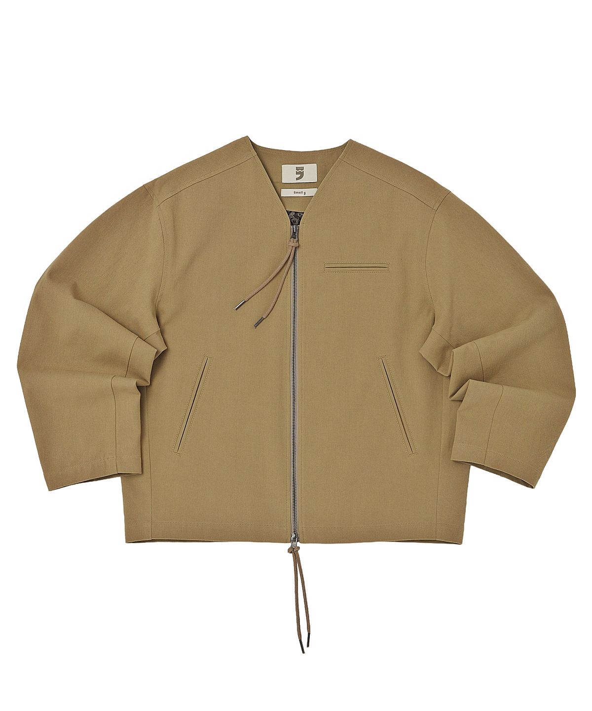 어낫띵(A NOTHING) EARTH COTTON Y ZIP-UP JACKET (Beige)
