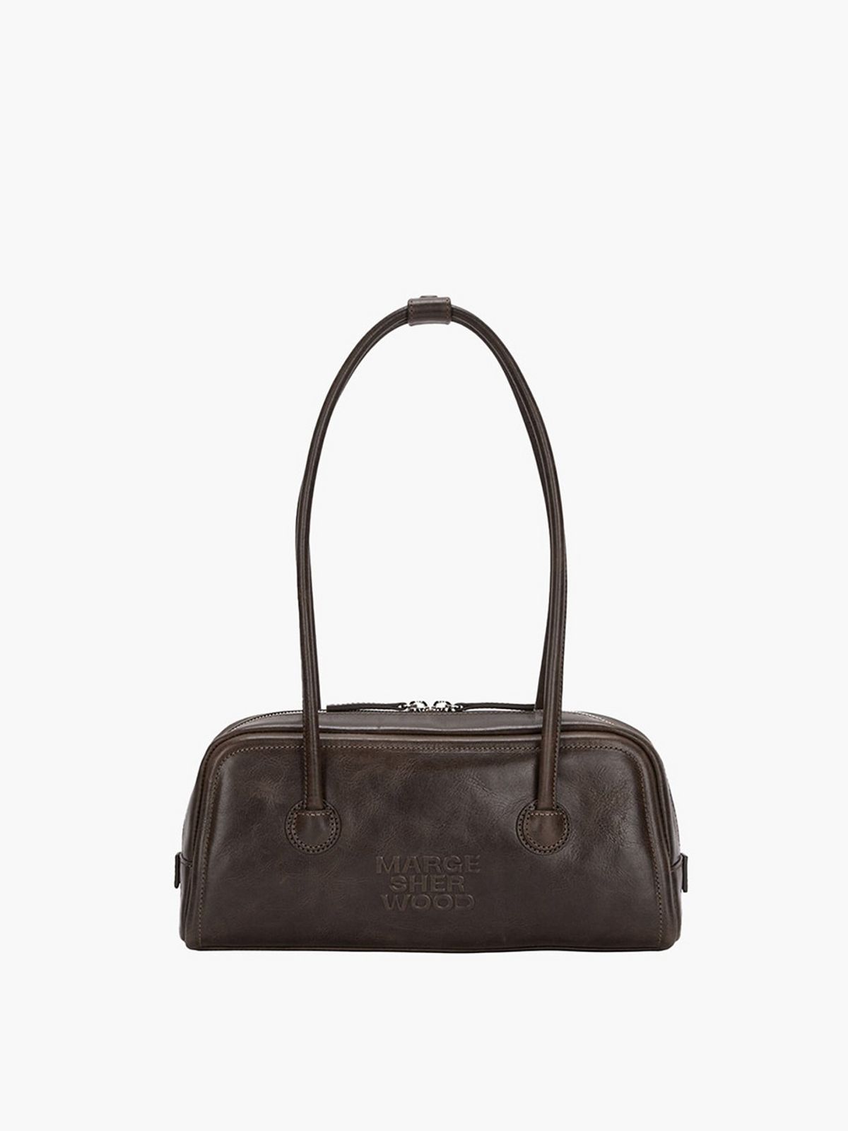 마지셔우드(MARGESHERWOOD) SOFT BOSTON EW_washed brown pull-up