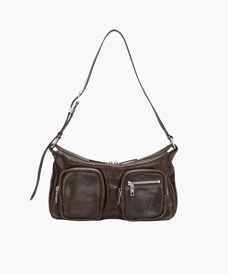 OUTPOCKET HOBO_washed brown pull-up