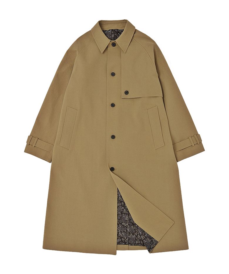 EARTH COTTON BALMACAAN COAT (Beige)