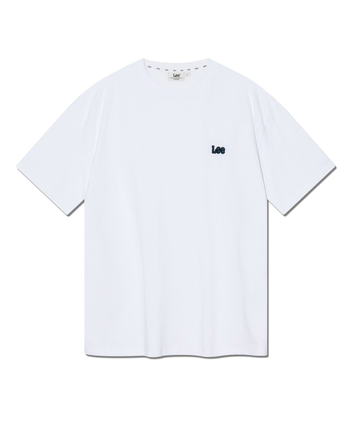 리(LEE) 스몰 로고 티셔츠 화이트
