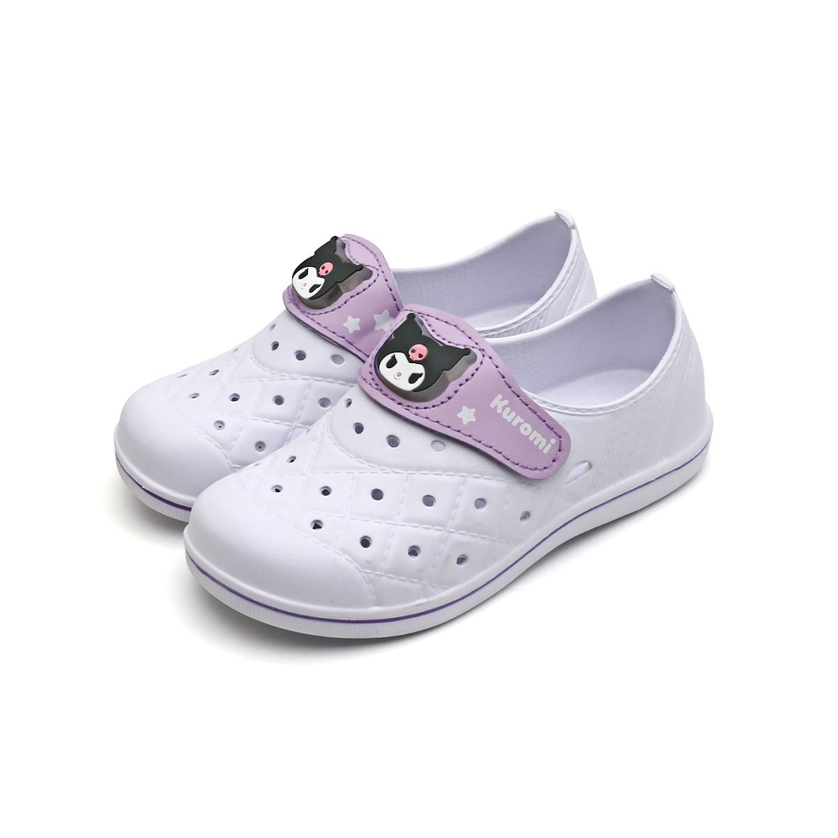 산리오 키즈(SANRIO) 쿠로미 라이팅 실내화
