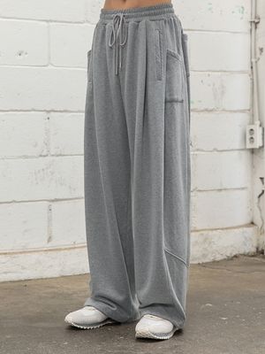 6포켓 스웻 팬츠[멜란지 그레이]