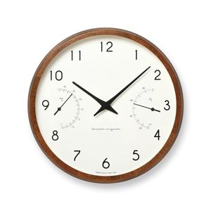 깜빠뉴 디자인 벽시계 온습도계