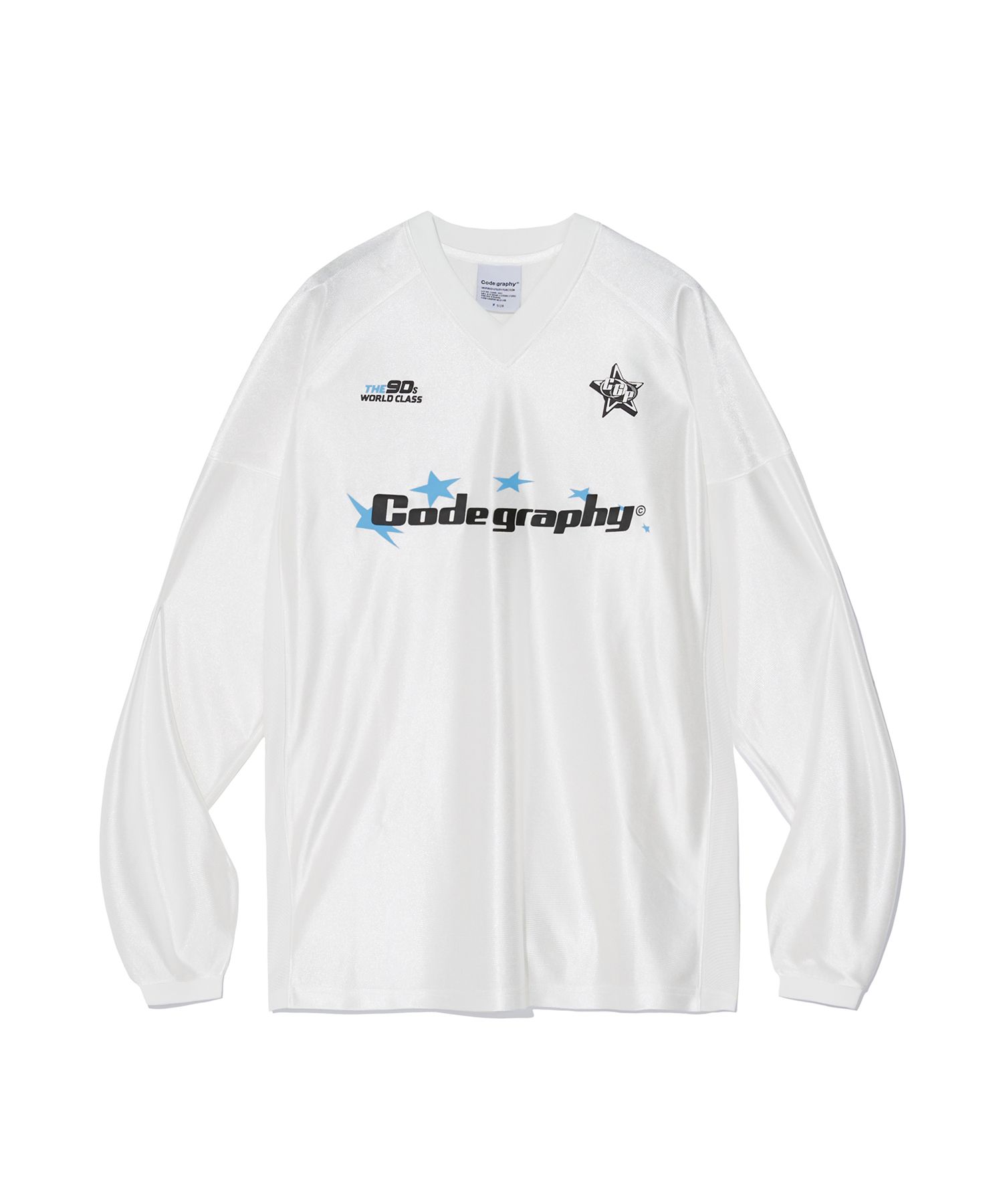 [コードグラフィー]CODEGRAPHY SPORTY L JERSEY LONG SLEEVE コードグラフィー]CODEGRAPHY SPORTY METAL JERSEY LONG SLEEVE