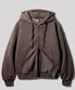 헤븐 피그먼트 투웨이 후드집업 브라운 KJHD2540