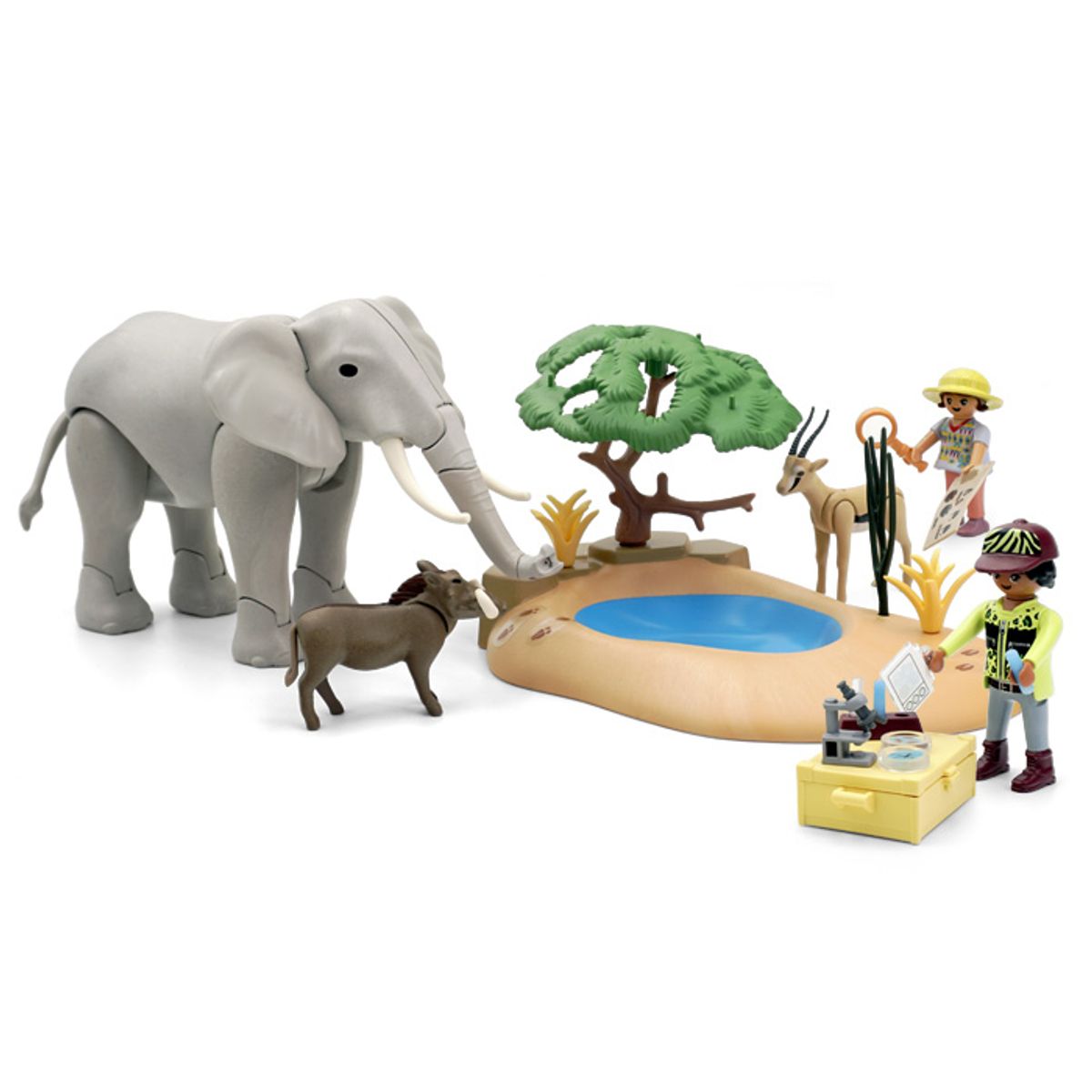 플레이모빌(PLAYMOBIL) 물웅덩이와 코끼리(71294)