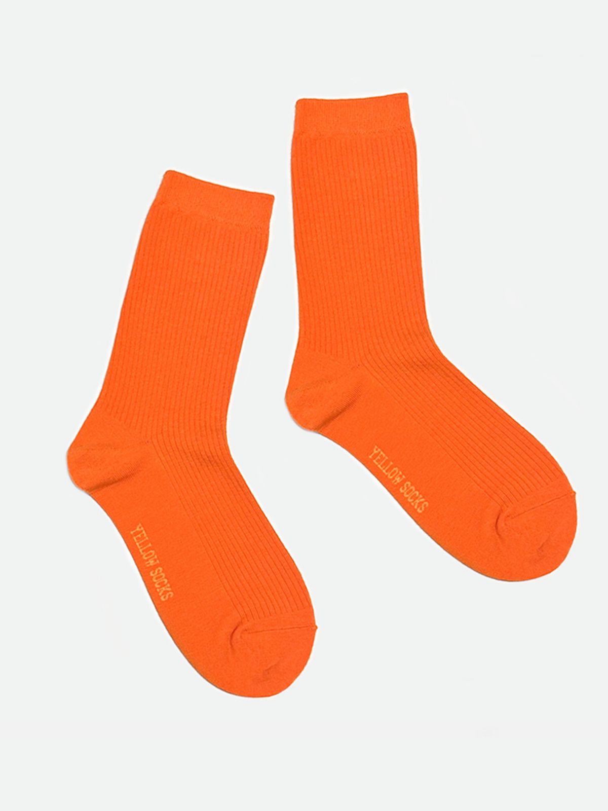 옐로우삭스(YELLOWSOCKS) 소프트 골지 오렌지