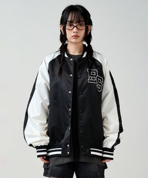 유니 라글란소매배색 바시티 BOAJP113U