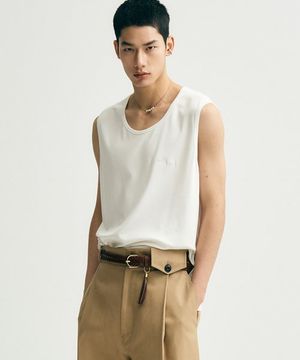 코튼 레귤러 슬리브리스 (화이트)