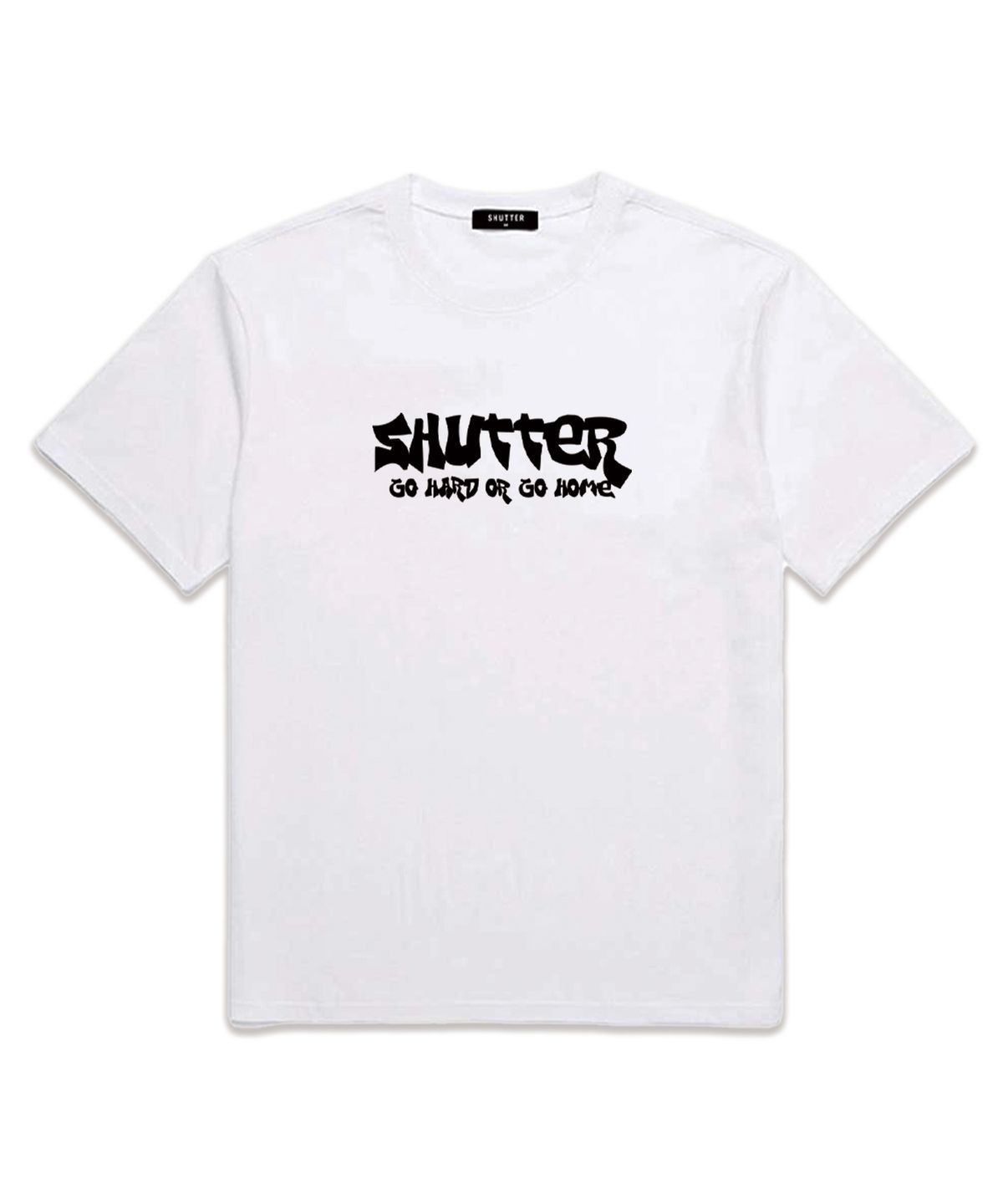 셔터(SHUTTER) GRAFFITI LOGO 반팔 티셔츠 (SS003) 화이트
