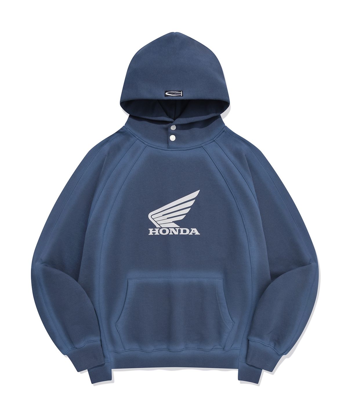 핍스 모터사이클(PHYPS MOTORCYCLE) Vintage Cutoff Hoodie Spray Green Blue