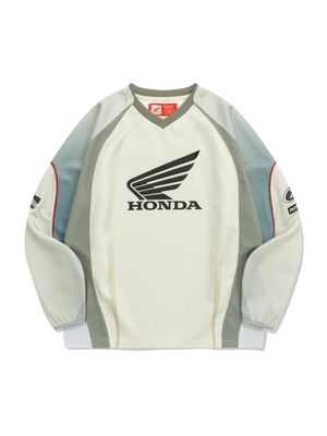 Motorcycle Jersey Beige