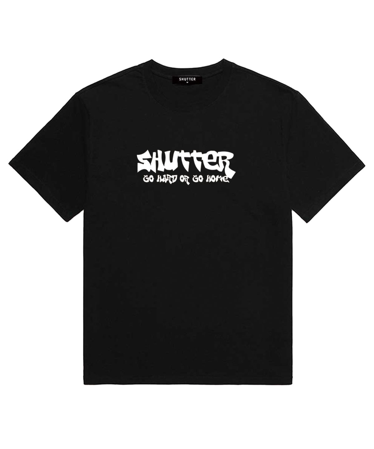 셔터(SHUTTER) GRAFFITI LOGO 반팔 티셔츠 (SS003) 블랙