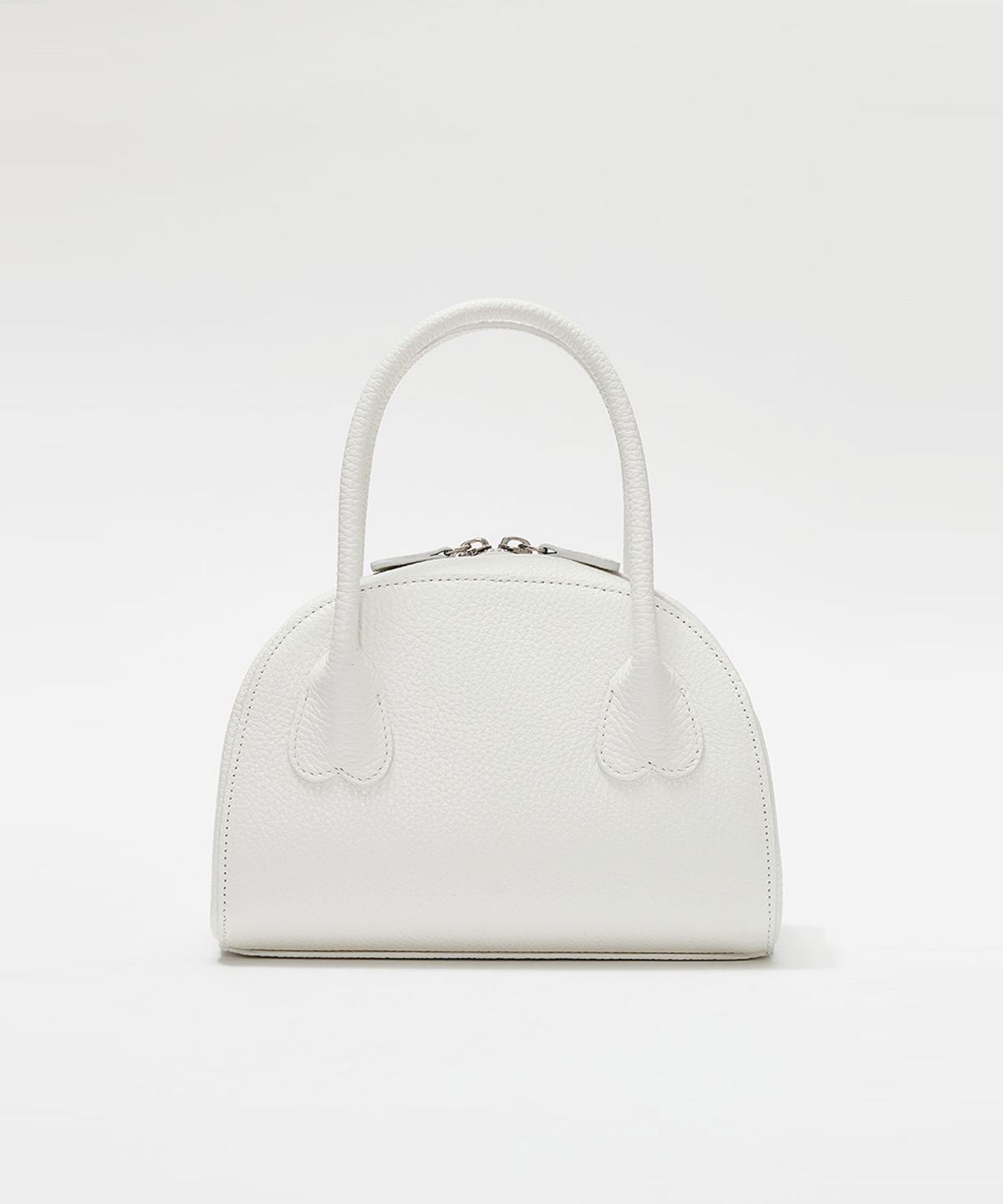 다이애그널(DIAGONAL) HEART HANDLE SMALL BAG (ivory)