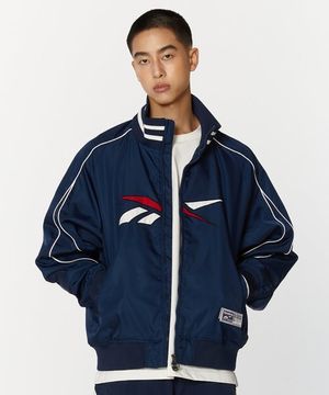 벡터 스타디움 바시티 자켓 - 네이비