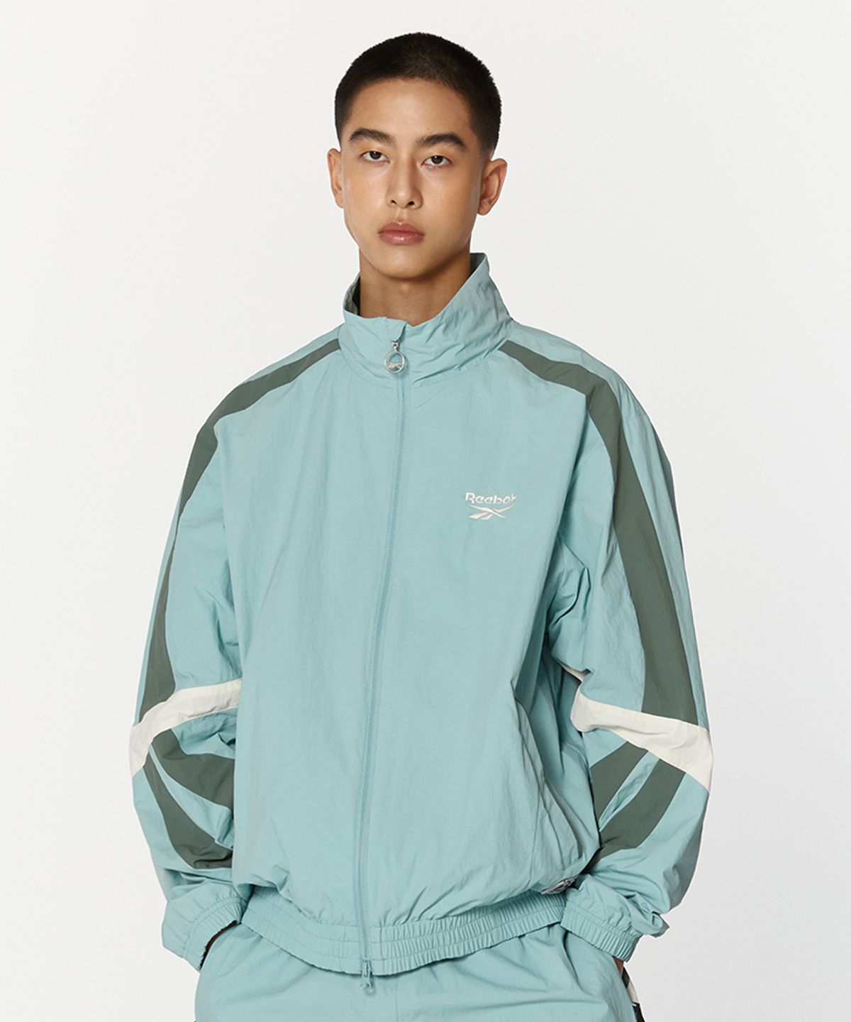 리복(REEBOK) 레전드 웜업 윈드 브레이커 - 민트