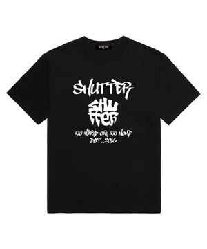 CIRCLE GRAFFITI 반팔 티셔츠 (SS004) 블랙