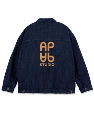 에이피 에이피 오버핏 트러커 자켓_데님