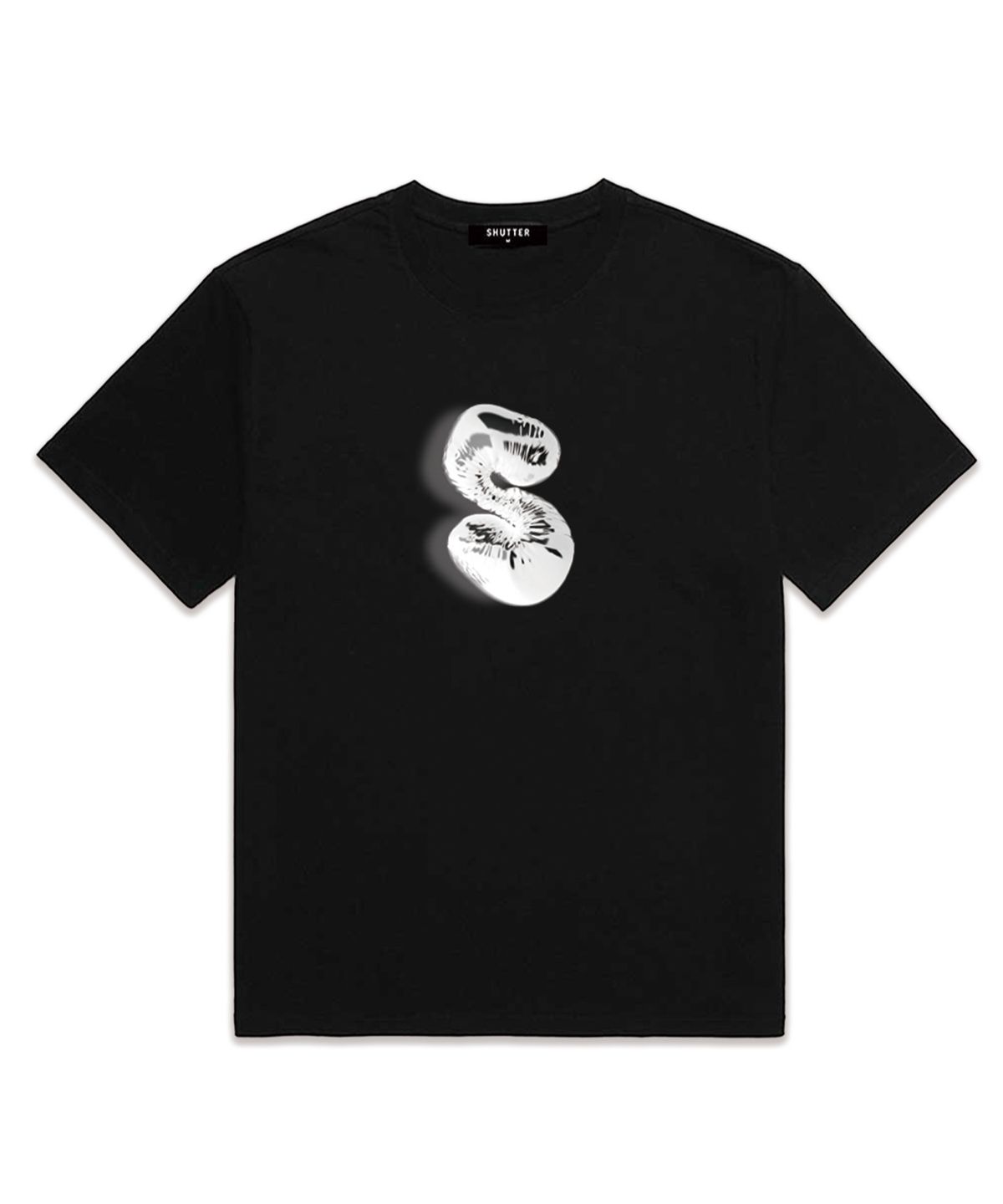 셔터(SHUTTER) Smoke Sigil 반팔 티셔츠 (SS011) 블랙