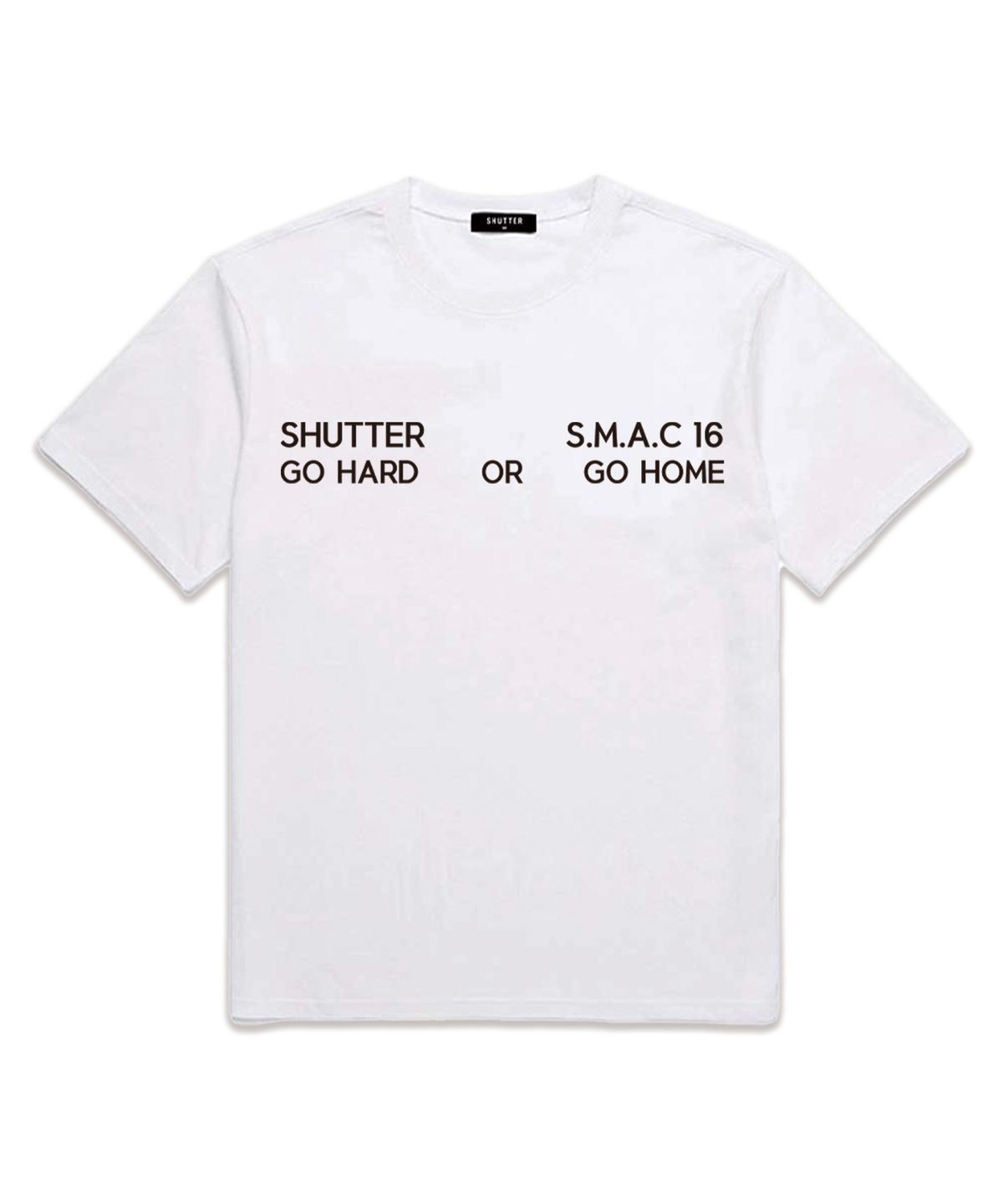 셔터(SHUTTER) S.M.A.C 16 반팔 티셔츠 (SS013) 화이트
