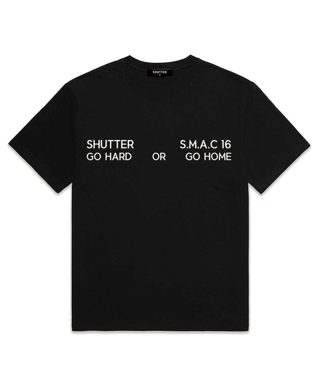 셔터(SHUTTER) S.M.A.C 16 반팔 티셔츠 (SS013) 블랙