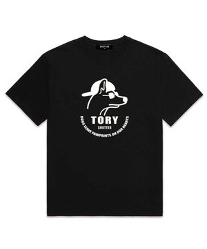 TORY LOGO 반팔 티셔츠 (SS014) 블랙
