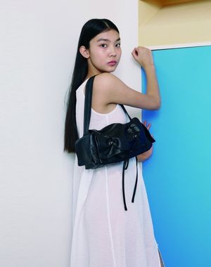 쉬링 리본 백(블랙)