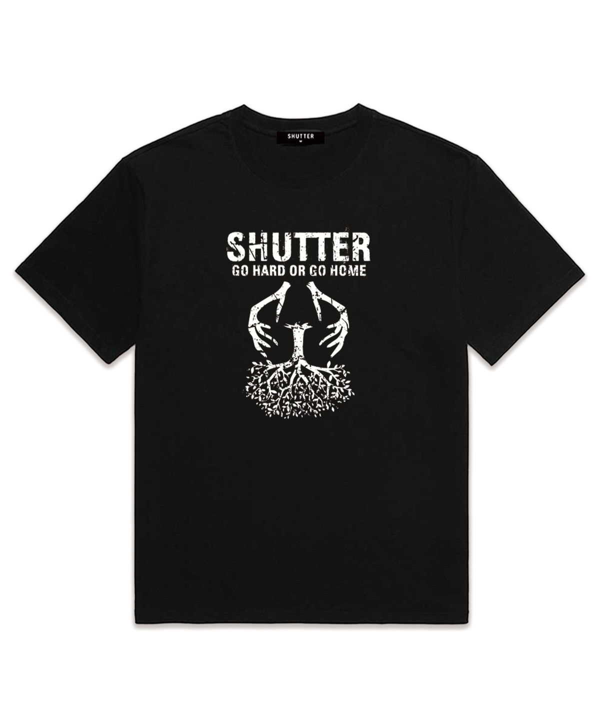 셔터(SHUTTER) TREE LOGO 반팔 티셔츠 (SS016) 블랙