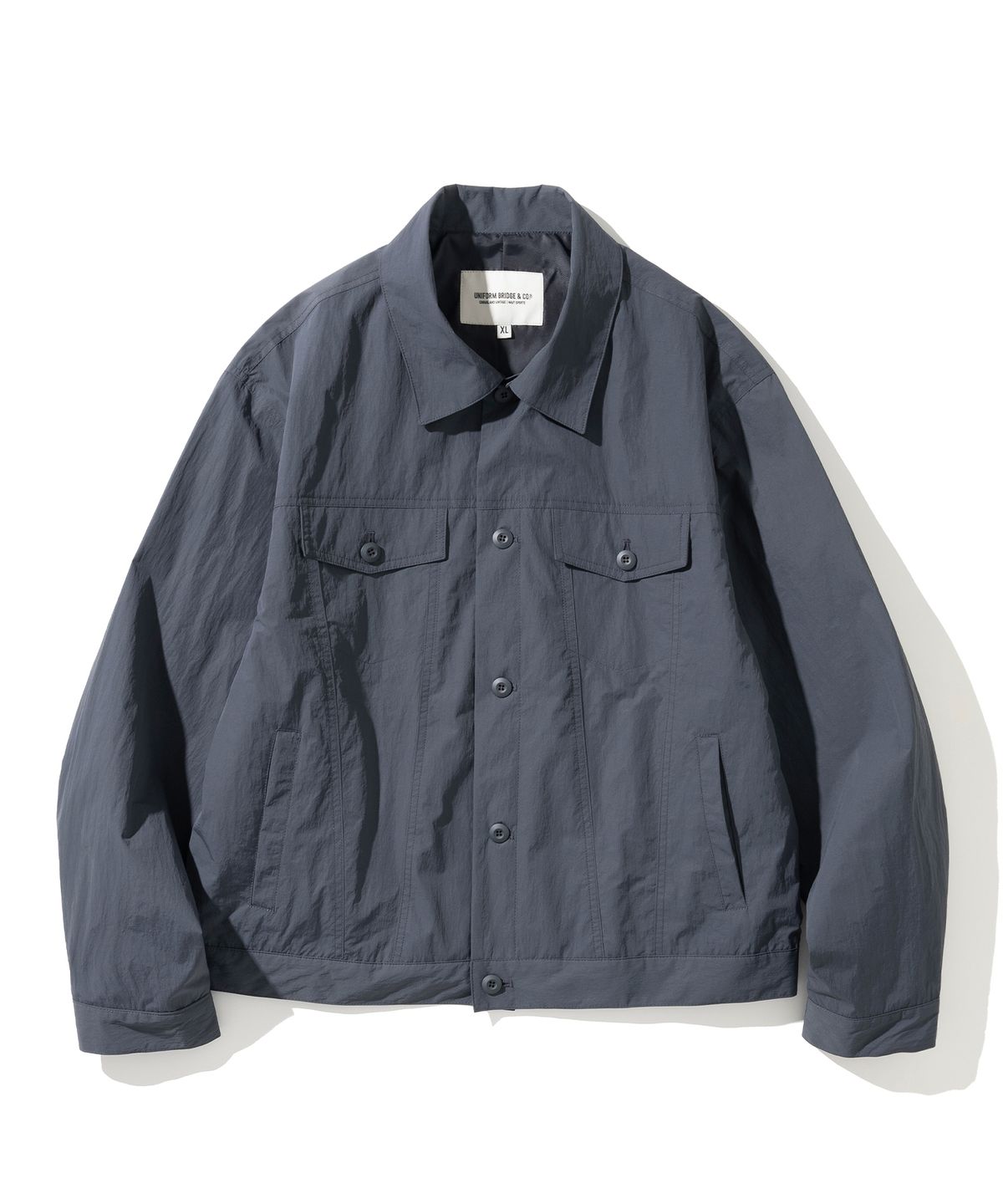 유니폼브릿지(UNIFORM BRIDGE) type-3 nylon trucker blouson dusty blue