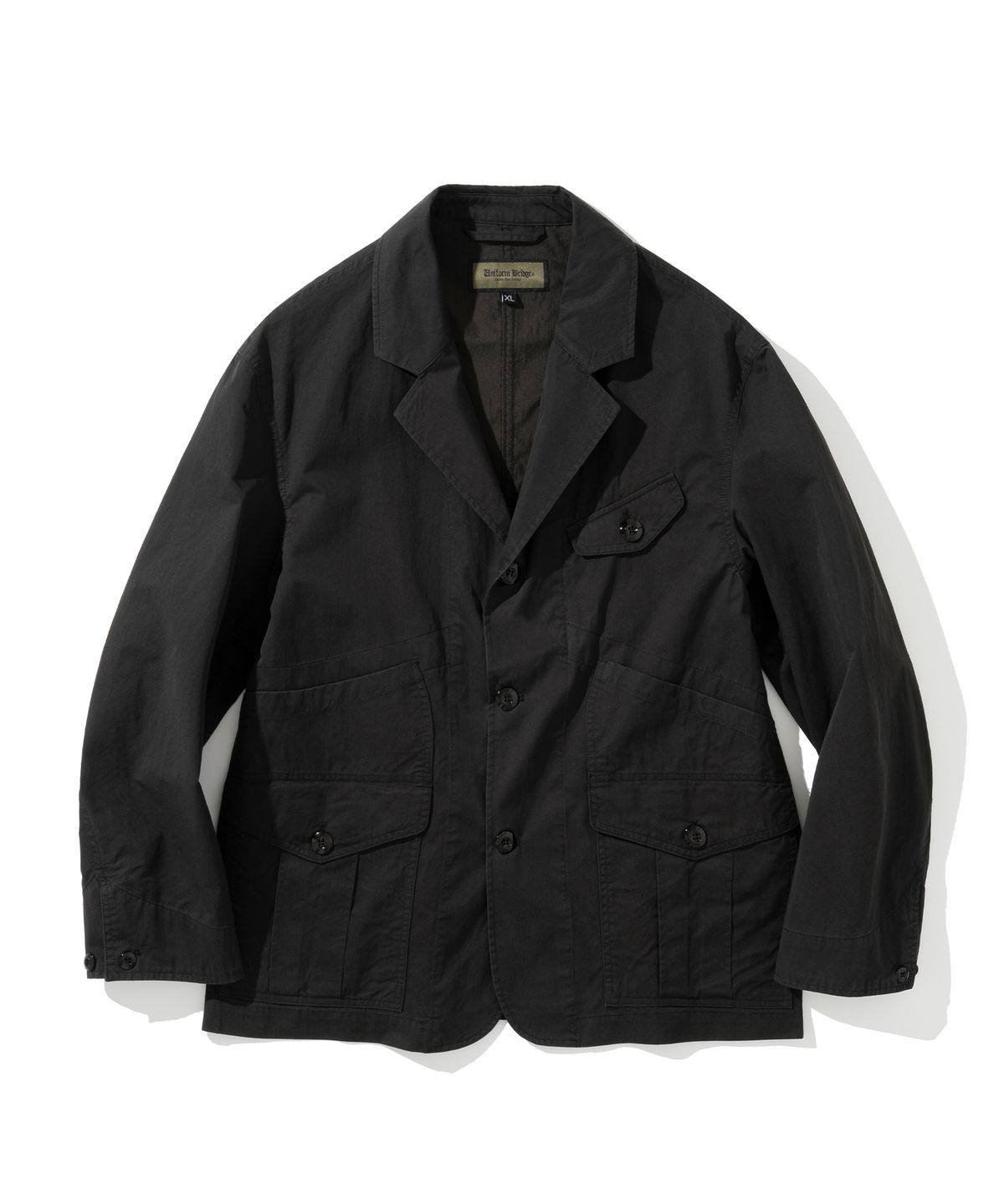 유니폼브릿지(UNIFORM BRIDGE) hunting blazer black