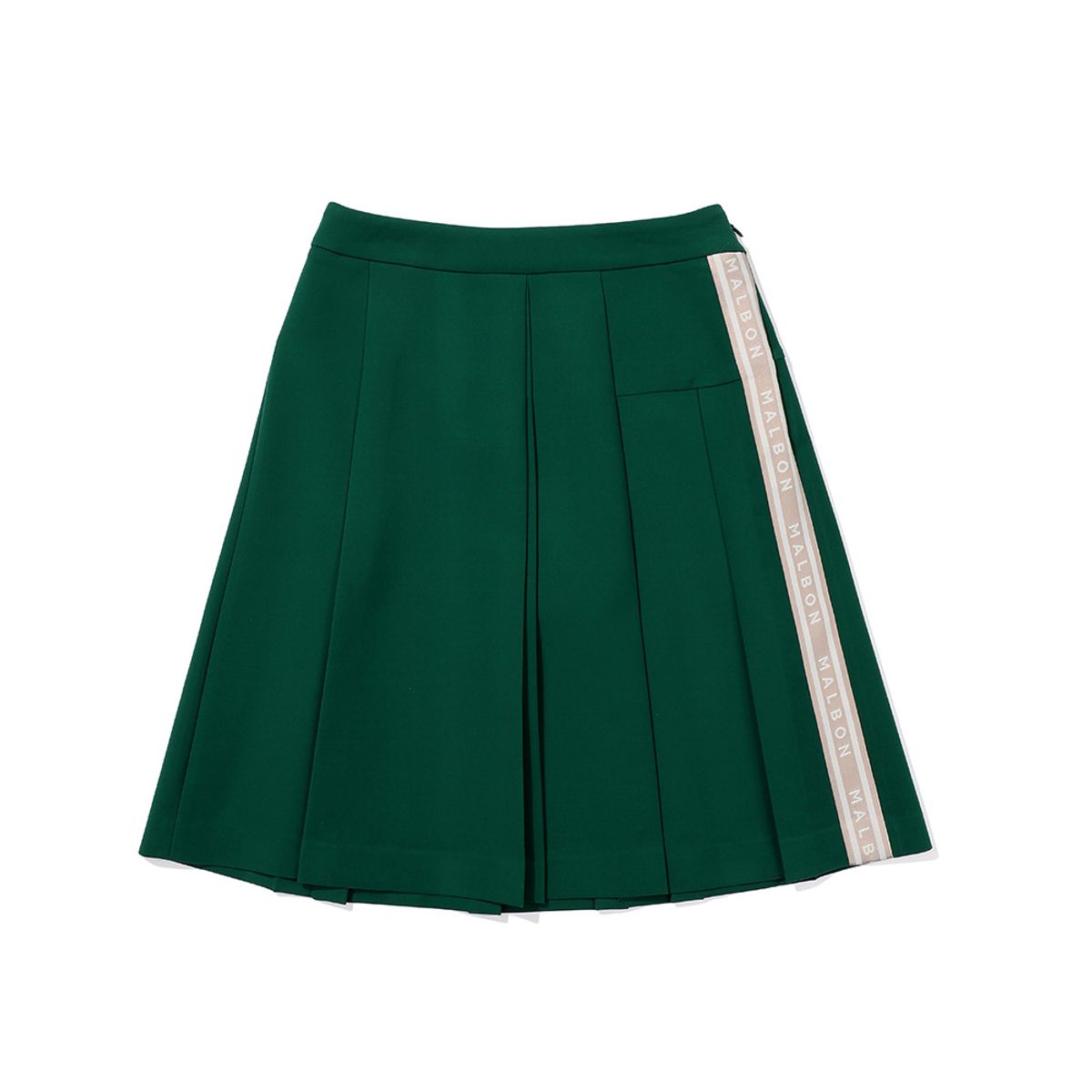 말본 골프(MALBON GOLF) 언발란스 플리츠 스커트 GREEN (WOMAN)