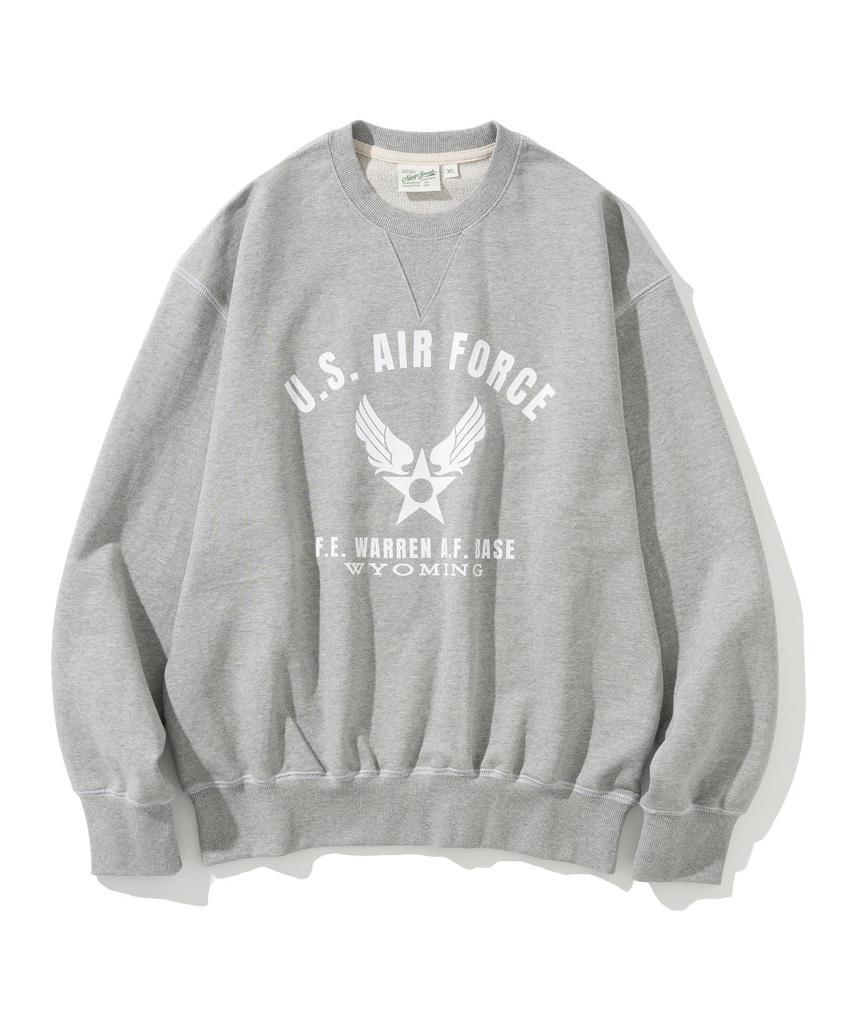 유니폼브릿지(UNIFORM BRIDGE) air force sweatshirt 8% melange