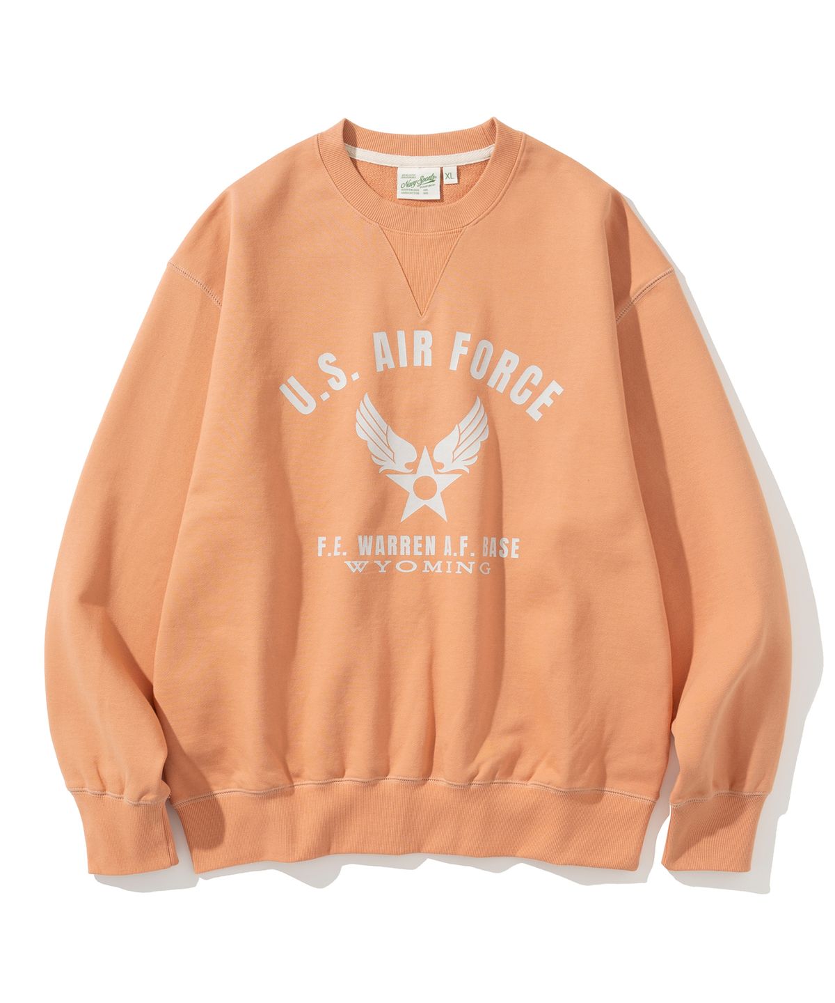 유니폼브릿지(UNIFORM BRIDGE) air force sweatshirt coral