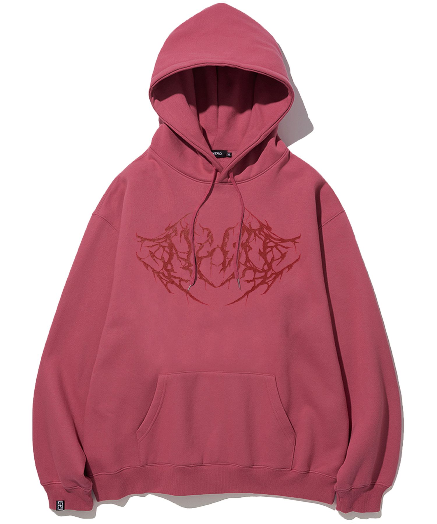 [NOT4NERD] Root Logo Pullover Hood 3色 ★追跡可★ MUSINSA公式 | NOT4NERD Root Logo Pullover Hood - Pink