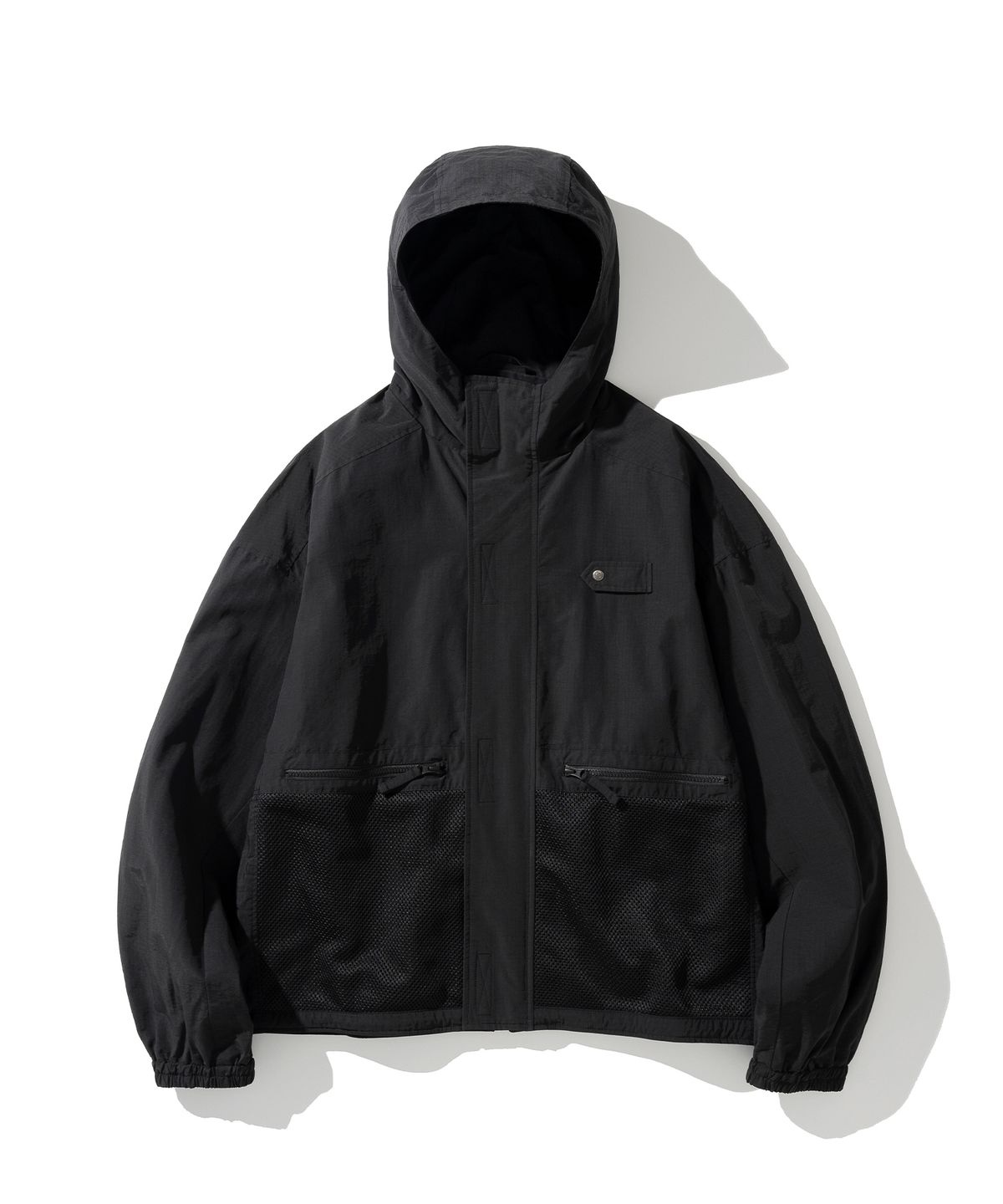 유니폼브릿지(UNIFORM BRIDGE) 24ss utility hood jacket black