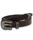 Western Cowhide Belt in Brown