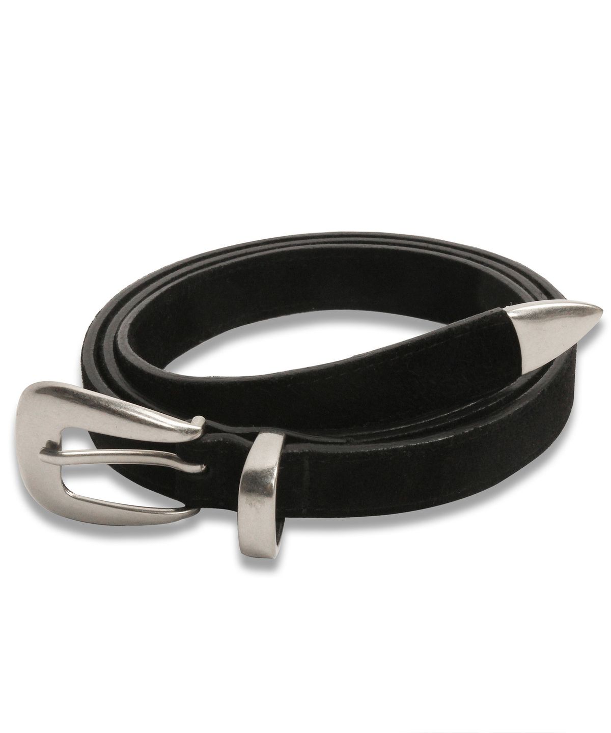 도프셉(DOFFSEPT) Suede Western Belt in Black