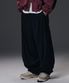 TR 3 Tuck Balloon Pants - Black