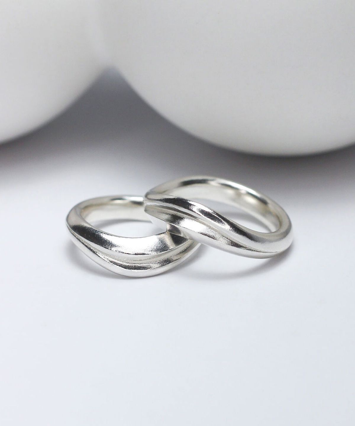 조호(JOHO) [2PACK]문(㗃) 반지 - 세트