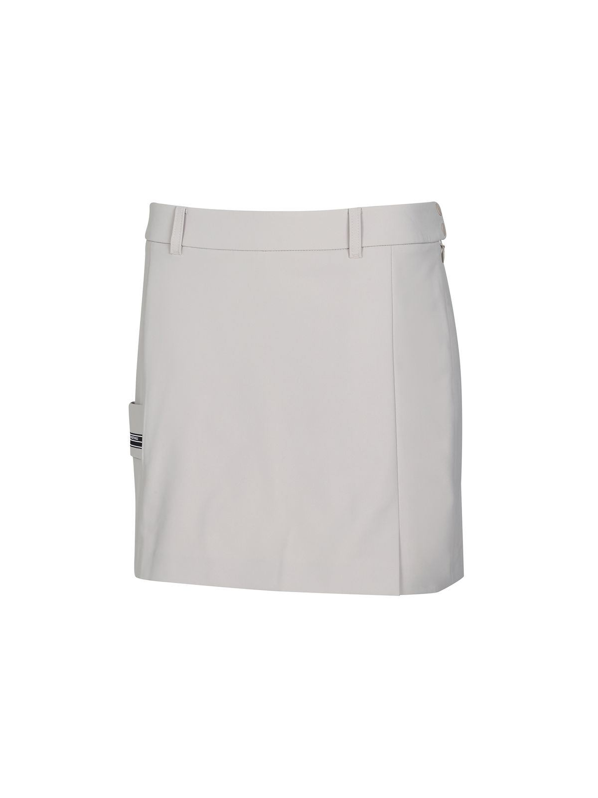 와이드앵글(WIDEANGLE) TO PRO 로고 아트웍 H라인 큐롯 L_Beige